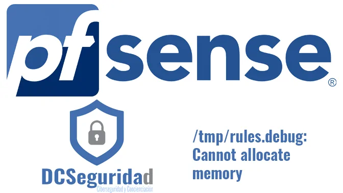 pfSense /tmp/rules.debug: Cannot allocate memory