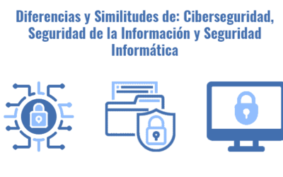Diferencias Ciberseguridad, Seguridad de la Información y Seguridad Informática