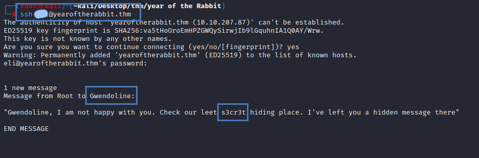 Year Of The Rabbit Try Hack Me Ssh 1